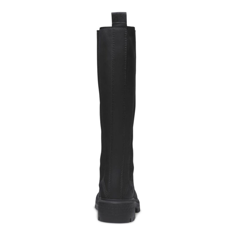 TIMBERLAND Womens Black Riding Boot Cortina Round Toe Block Heel Chelsea 10 M - Picture 3 of 4